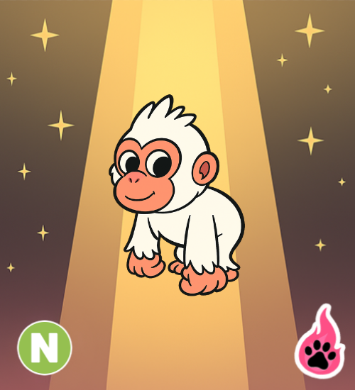 Neon Albino Gorilla