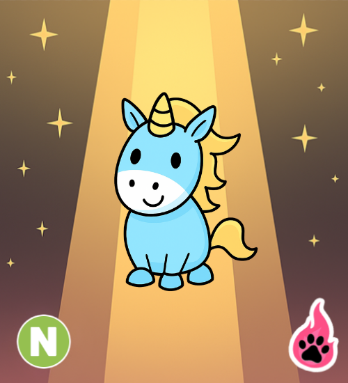 Neon Diamond Unicorn