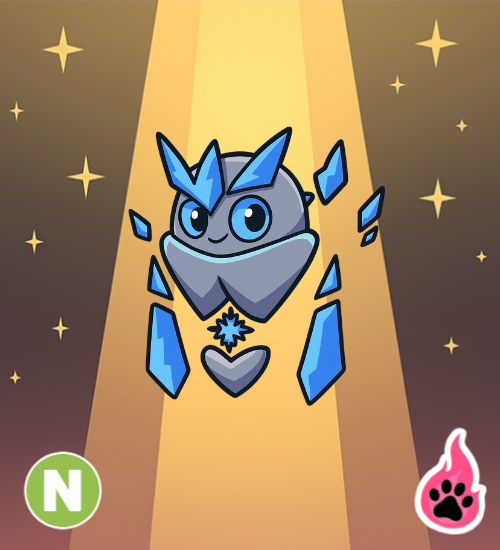 Neon Ice Golem