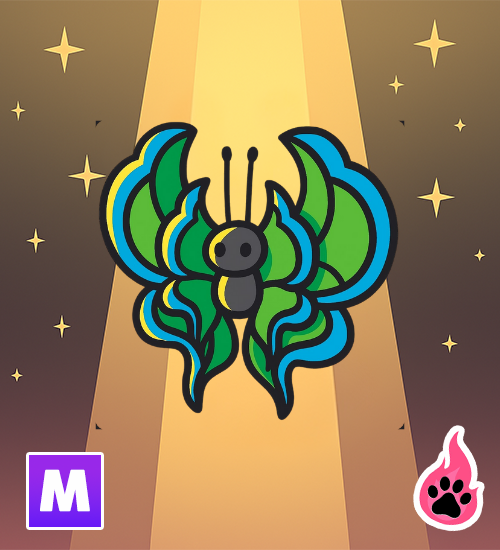 Mega Seafoam Butterfly