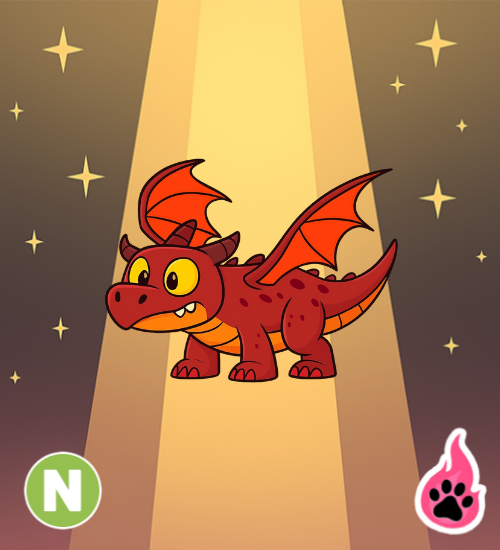 Neon Lava Dragon