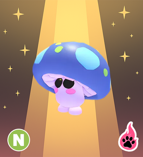 Neon Mushroom Friend