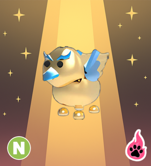 Neon Golden Griffin