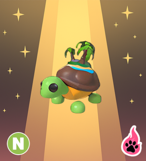 Neon Tortuga De Isla
