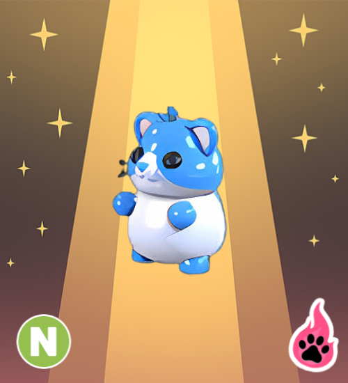 Neon Diamond Hamster