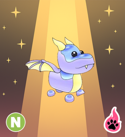 Neon Diamond Dragon