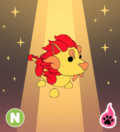 Neon Guardian Lion