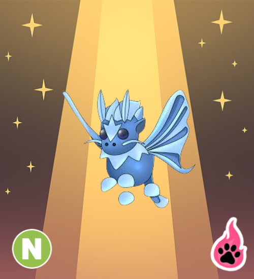 Neon Ice Moth Dragon