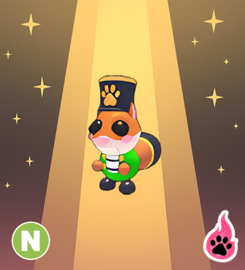 Neon Nutcracker Squirrel