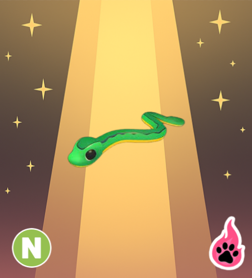 Neon Garden Snake