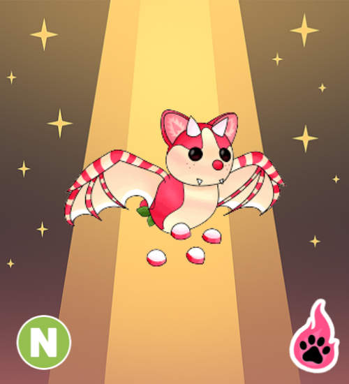 Neon Strawberry Shortcake Bat Dragon