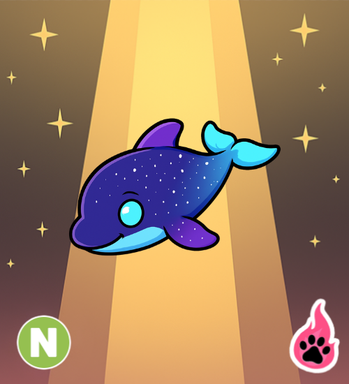 Neon Glormy Dolphin