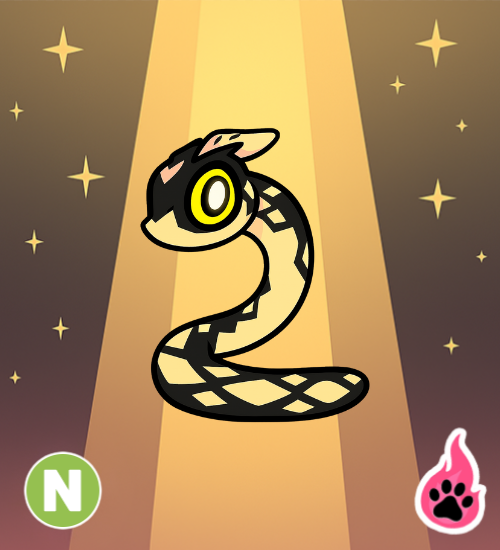 Neon Gilded Snake