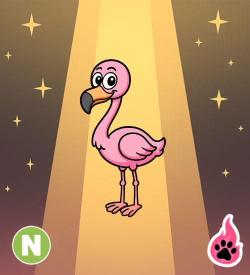 Neon Flamingo