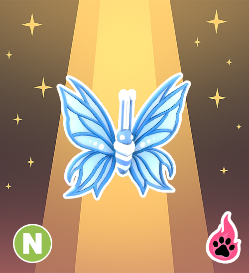 Neon Birthday Butterfly 2024