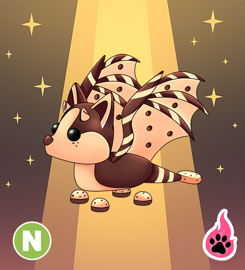 Neon Chocolate Chip Bat Dragon