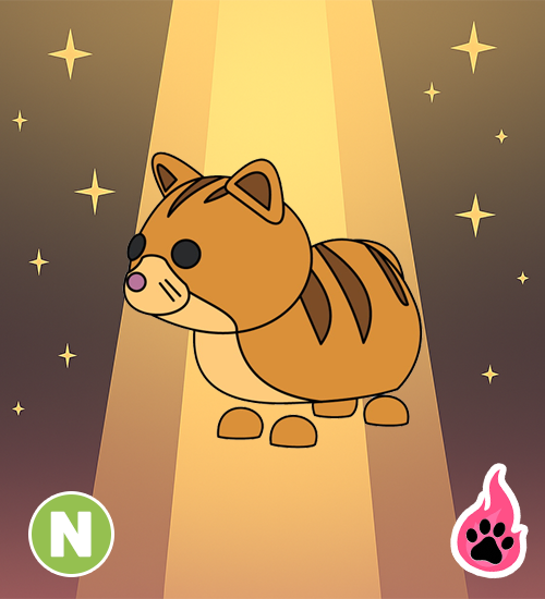 Neon Ginger Cat