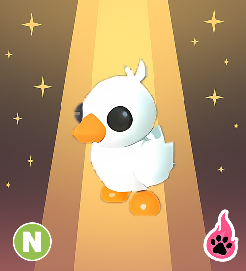 Neon Happy Duckling