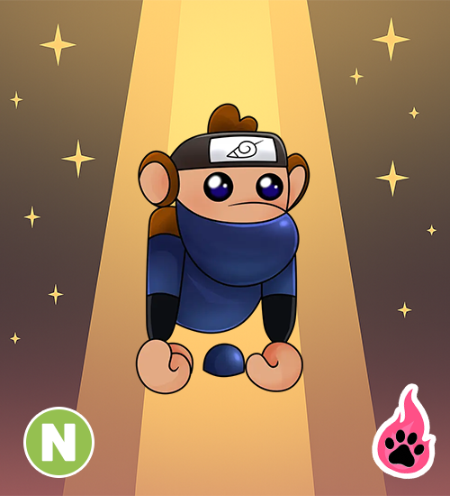 Neon Ninja Monkey