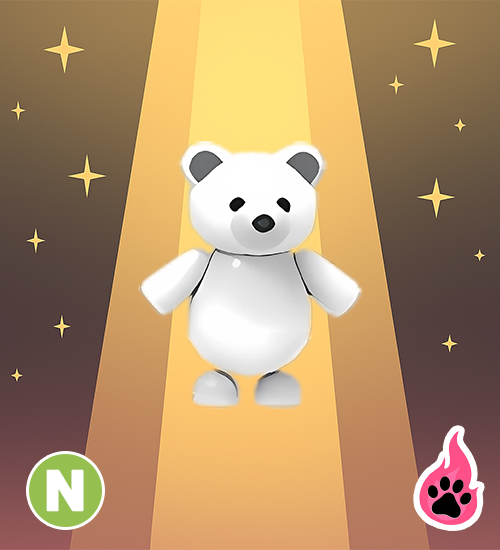 Neon Polar Bear