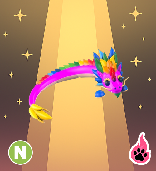 Neon Rainbow Dragon